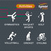 3 - Tynor Wrist Support with Thump Loop (Neo),  Black with Orange  Universal 