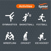 3 - Tynor Ankle Support (Neo),  Black/Orange  Universal 