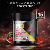 2 - MuscleBlaze PRE Workout 200 Xtreme, 0.23 lb Strawberry Watermelon Ice