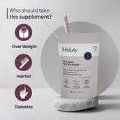 6 - Miduty Fit and Lean Protein Shake,  1.1 lb  Chocolate 