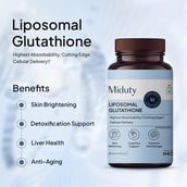 8 - Miduty Liposomal Glutathione,  Unflavoured  30 capsules 
