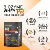 6 - MuscleBlaze Biozyme Whey PR,  2.2 lb  Refill Pouch Chocolate Fudge
