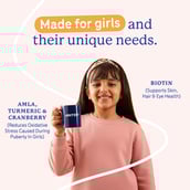 11 - Supermilk Gritzo Overall Growth For 7-9 Yrs Girl Personalized Protein & Nutrition Drink Mix,  400 g  Double Chocolate