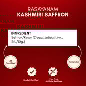 10 - Rasayanam Kashmiri Saffron Mongra,  Natural  1 g 