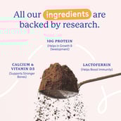 5 - Supermilk Gritzo Height+ for Boy 7-12 Yrs Personalized Protein & Nutrition Drink Mix,  200 g  Double Chocolate