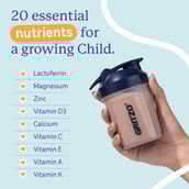 8 - Supermilk Gritzo Height+ for Boy/Girl 2-6 Yrs Personalized Protein & Nutrition Drink Mix,  800 g  Double Chocolate 