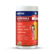 Supermilk Gritzo Growth+(Formerly Height+) for Girl 13+ years, 400 g Cafe Mocha