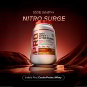 5 - GNC Pro Performance 100% Whey + Nitro Surge, 2 lb Vanilla