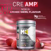 2 - MuscleBlaze Creatine Monohydrate CreAMP,  Lychee Swirl  0.71 lb