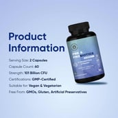 7 - CUREFOREVER Pre & Probiotics 101 Billion CFU, 60 veggie capsule(s) Unflavoured