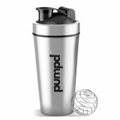 1 - Pumpd Steel Shaker,  Silver  750 ml 
