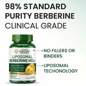 9 - Vlado's Himalayan Organics Liposomal Berberine HCL+,  60 tablet(s) 