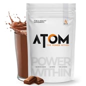 1 - AS-IT-IS Nutrition ATOM Beginners Whey Protein,  2.2 lb  Double Rich Chocolate 