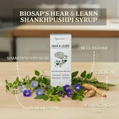 3 - BIOSAP Hear & Learn Shankhpushpi Syrup,  200 ml 