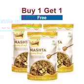 TOKU MOKU Nashta Healthy Mixed Nuts with Dry Fruits, Honey Roast (Pack of 3) 90 g