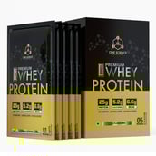 4 - One Science 100% Premium Whey Protein,  5 sachets/pack  Assorted 
