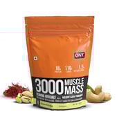 3 - QNT Muscle Mass 3000,  2 lb  Kesar Kaju Pista 