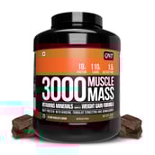3 - QNT Muscle Mass 3000,  6.6 lb  Belgian Chocolate 