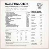 3 - Wellbeing Nutrition 100% Native Whey Protein Isolate + Concentrate,  2.2 lb  Swiss Chocolate 
