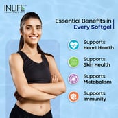 7 - INLIFE Fish Oil Omega 3 1000mg,  120 softgels 