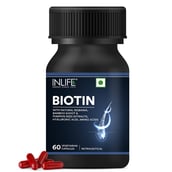 1 - INLIFE Biotin,  60 veggie capsule(s)  Unflavoured 