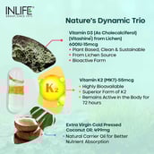 6 - INLIFE Plant Based Vitamin D3 600 IU + K2,  60 veggie capsule(s)  Unflavoured 