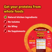 9 - Prolicious Khakhra,  Desi Masala (Pack of 3)  170 g 