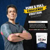 5 - AS-IT-IS Nutrition ATOM PWR Whey Protein, 8.8 lb Double Rich Chocolate