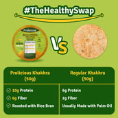 3 - Prolicious Khakhra,  Cream & Onion (Pack of 6)  170 g 