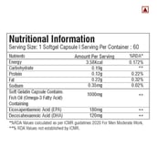 4 - iMuscles Nutrition Omega-3 Fish Oil,  60 softgels 