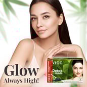 2 - VLCC Detox Facial Kit,  300 g  Removes Blemishes (with Free Rose Water Toner - 100ml) 