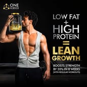 4 - One Science 100% Premium Whey Protein,  5 lb  Cookies & Cream - with Free 150g Creatine 