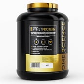 9 - One Science 100% Premium Whey Protein,  5 lb  Cookies & Cream - with Free 150g Creatine 