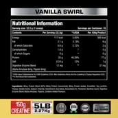 5 - One Science 100% Premium Whey Protein,  5 lb  Vanilla Swirl - with Free 150g Creatine 