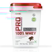 1 - GNC Pro Performance 100% Whey Protein,  8.81 lb  Chocolate Supreme 