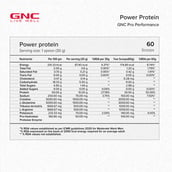 6 - GNC Pro Performance Power Protein,  4 lb  Double Rich Chocolate 