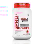 1 - GNC Pro Performance 100% Whey Protein,  2 lb  Creamy Strawberry 
