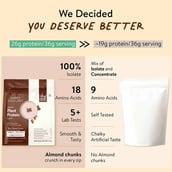 14 - Happy Cultures Tastiest Plant Protein, 1.11 lb Real Ghana Cocoa with Almond Chunks