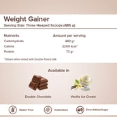 2 - GNC Pro Performance Weight Gainer,  4.4 lb  Double Chocolate 