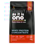 1 - AS-IT-IS Nutrition Whey Protein Concentrate 80%,  4.4 lb  Unflavoured 