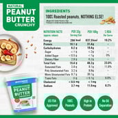 3 - Myfitness by brnd.me Natural Peanut Butter,  510 g  Crunchy 