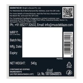 20 - MuscleBlaze Pre Workout WrathX,  1.19 lb  Natty Berries 