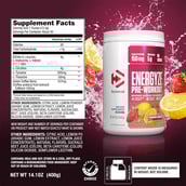 4 - Dymatize Energyze Pre-Workout,  0.88 lb  Strawberry Lemonade 