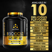 2 - One Science 100% Iso Gold Whey Protein Isolate,  5 lb  Vanilla Swirl 
