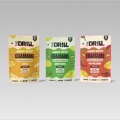 8 - The Drill Crunchy Roasted Edamame,  Sea Salt (Pack of 12)  30 g 