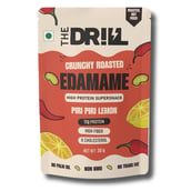 4 - The Drill Crunchy Roasted Edamame,  Piri Piri Lemon (Pack of 12)  30 g 