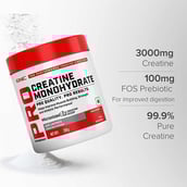 6 - GNC Pro Performance Pure Micronized Creatine Monohydrate,  Unflavoured with Steel Shaker 750ml  0.55 lb 