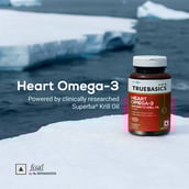 2 - TrueBasics Heart Omega-3 Antarctic Krill Oil,  30 capsules