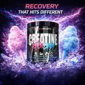 6 - BLACK BEAST Creatine,  Cotton Candy  0.64 lb 