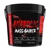 1 - Muscle Performance Anabolic Mass Gainer,  11 lb  Creamy Vanilla 
